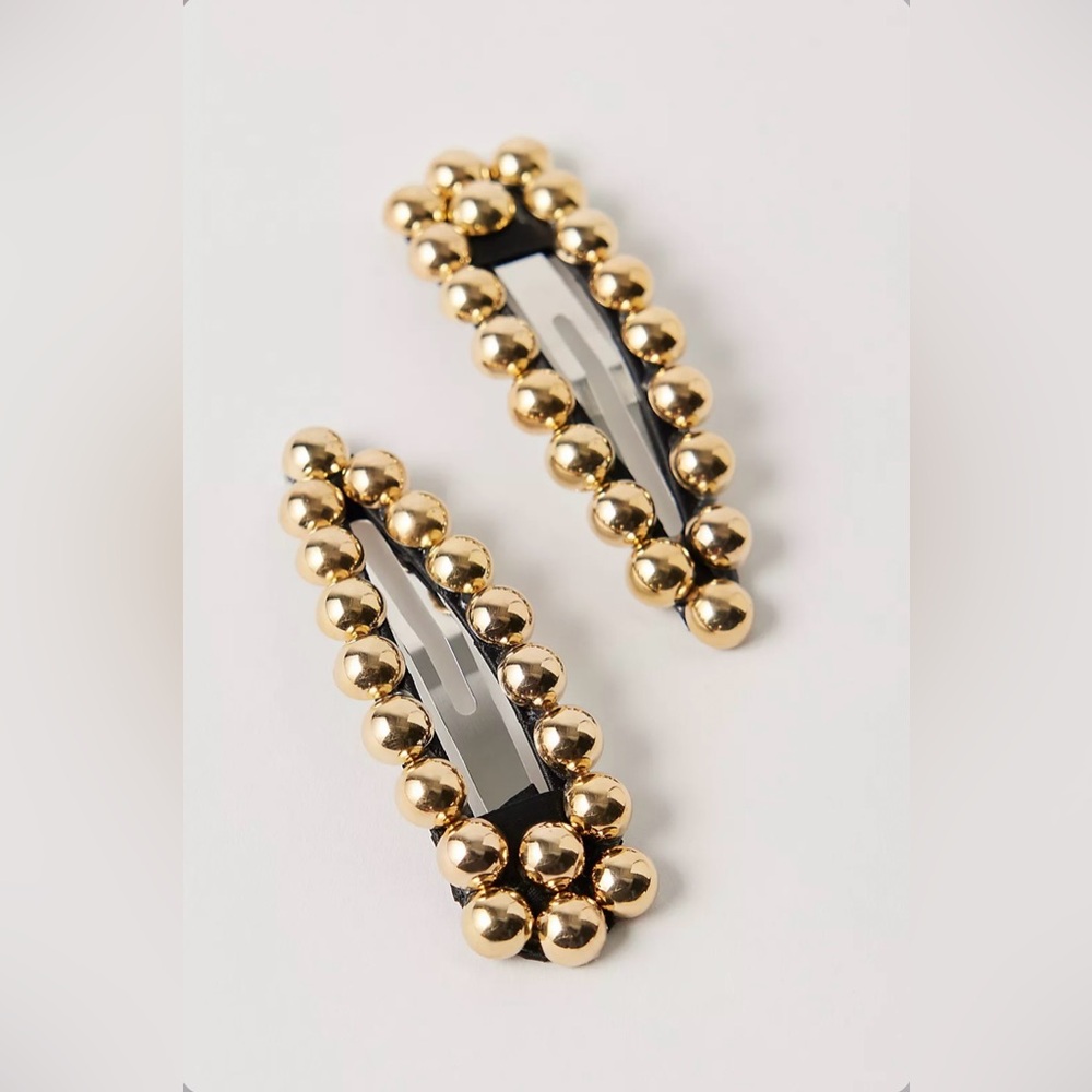 ▪️NWT Free People Large Starstruck Studded Clip Set